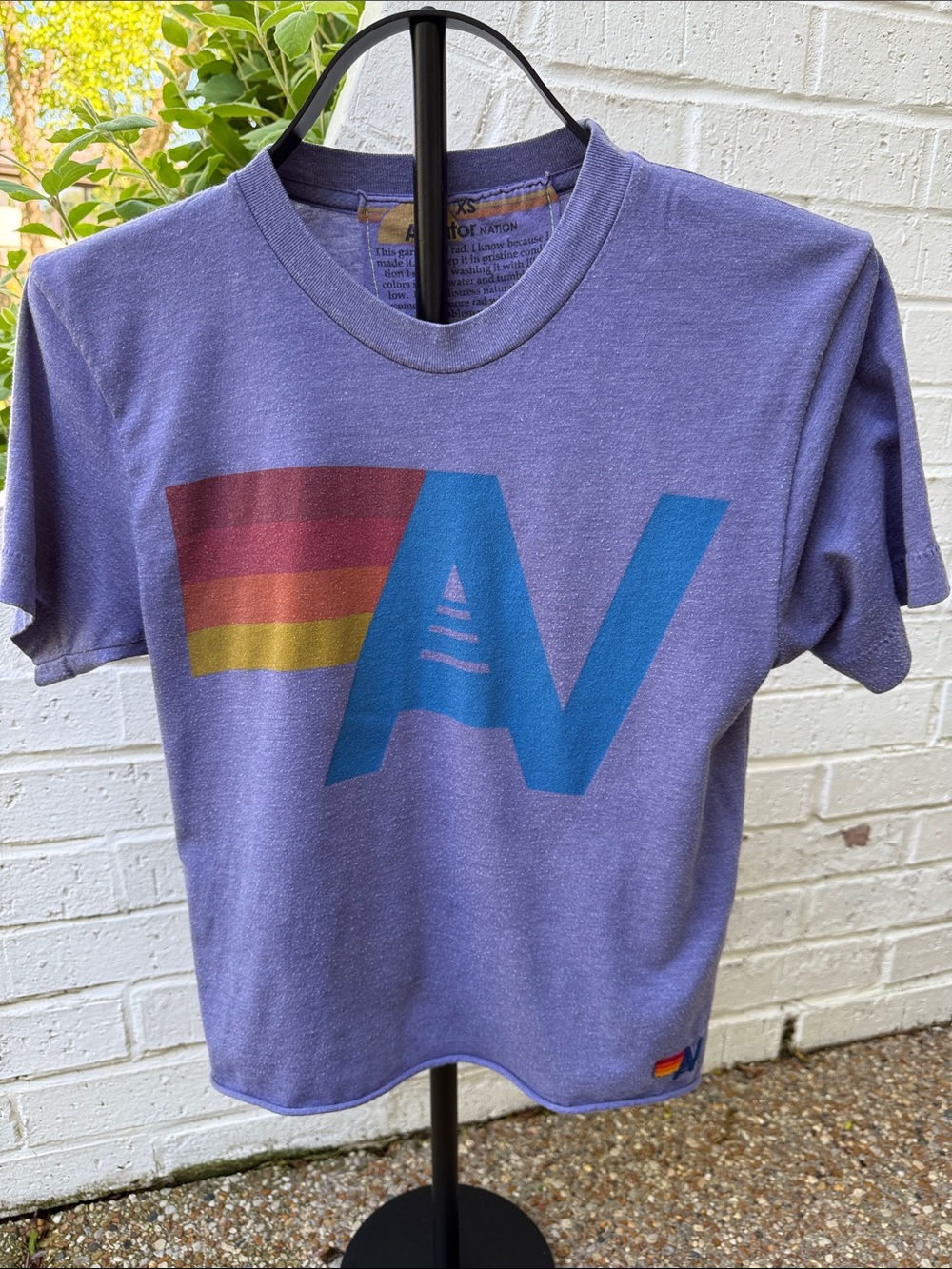 Aviator Nation logo tee